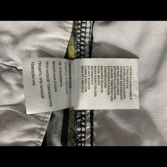 POINT ZERO Collection Mens Plaid Yellow & Black - Picture 10 of 11